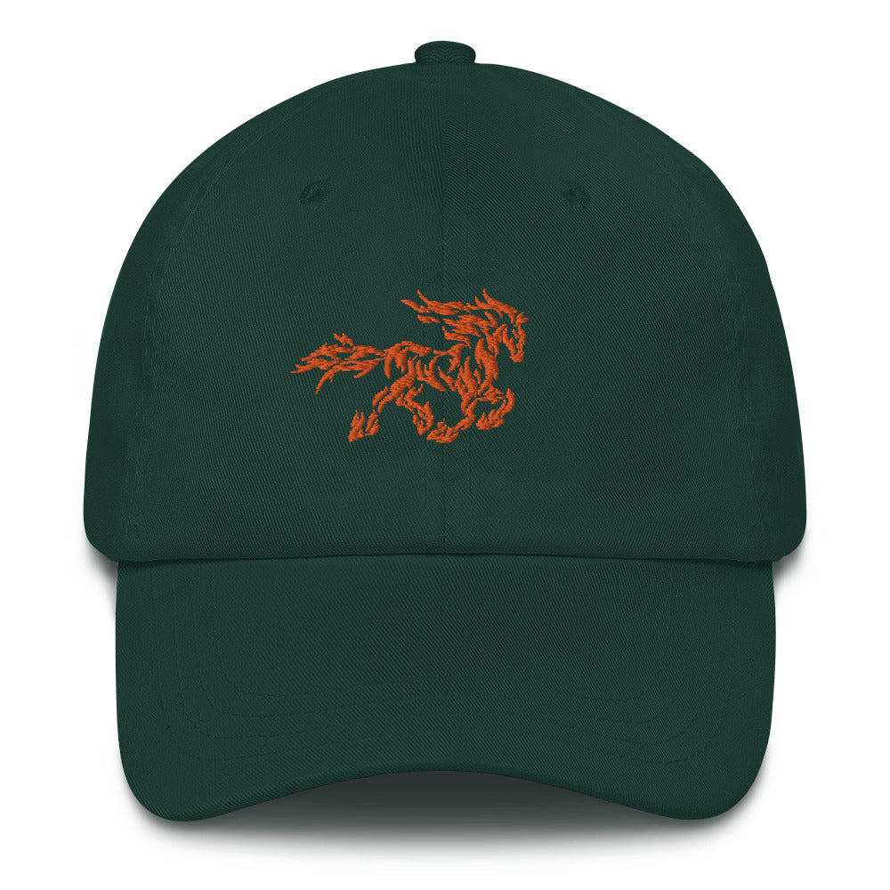 Fiery Mustang Dad Hat