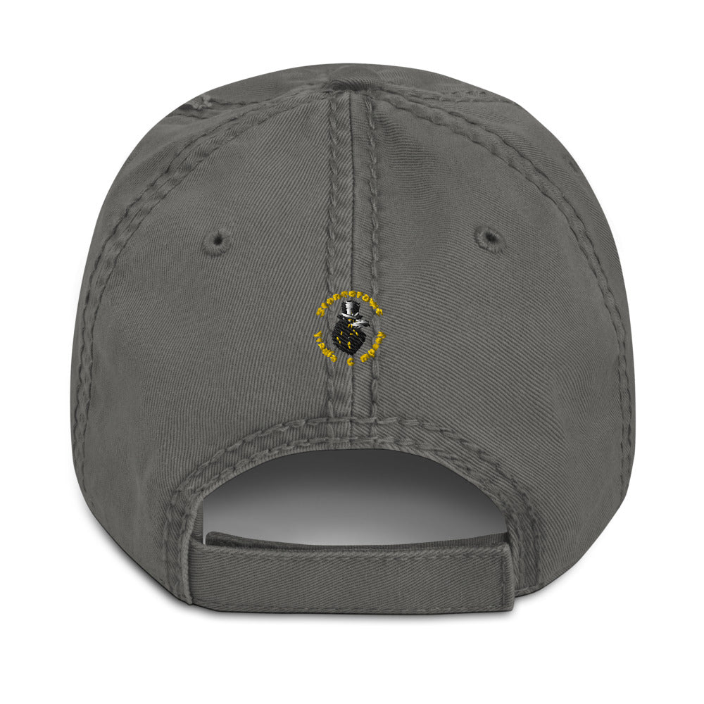 Ninja Distressed Dad Hat