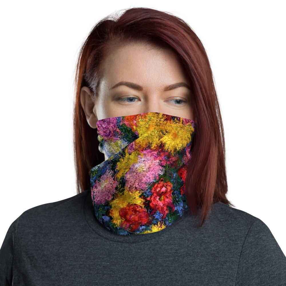 Monet's Carnations Neck Gaiter