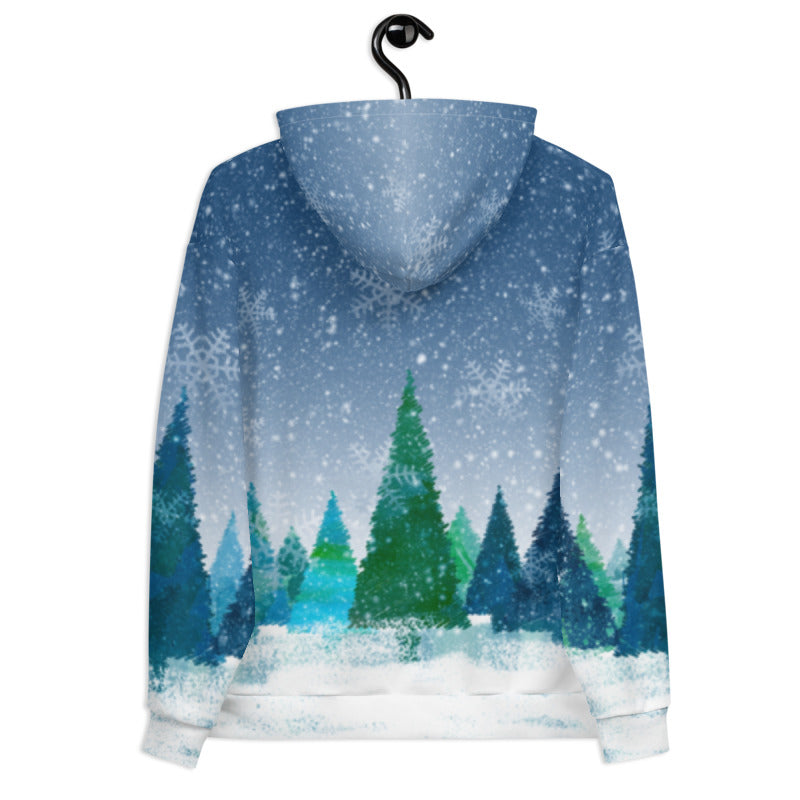Winter Trees Unisex Pullover Hoodie