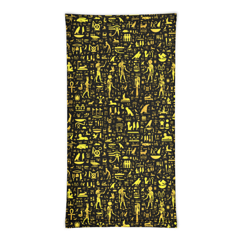 Egyptian Hieroglyphs Neck Gaiter
