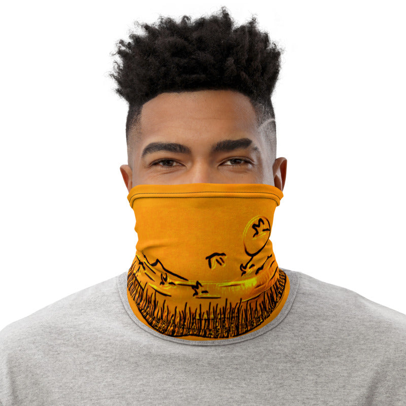 Sunrise In The Rushes Neck Gaiter