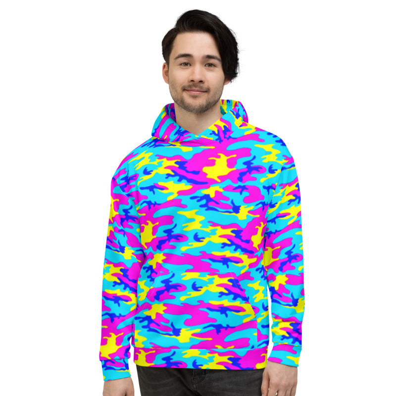 Colorful Camo Unisex Hoodie
