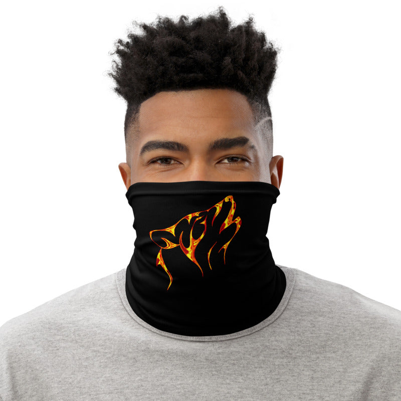 Tribal Fire Wolf Neck Gaiter