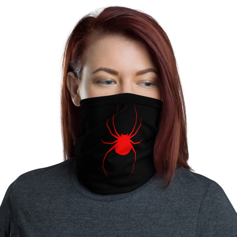 Crimson Spider Neck Gaiter