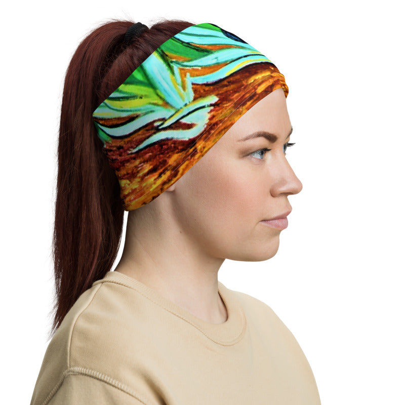 Van Gogh Irises Neck Gaiter