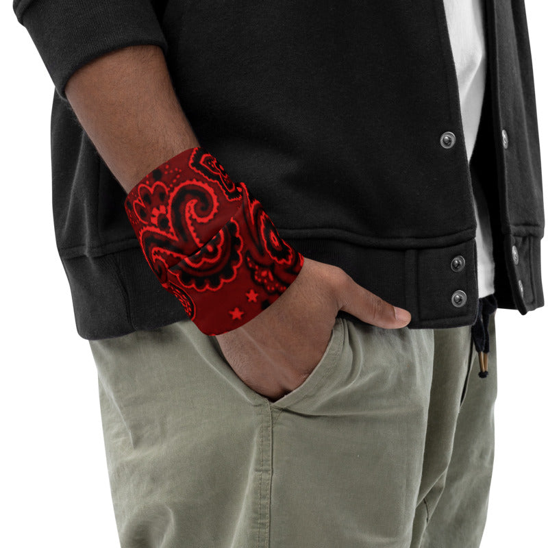 Crimson Bandanna Neck Gaiter