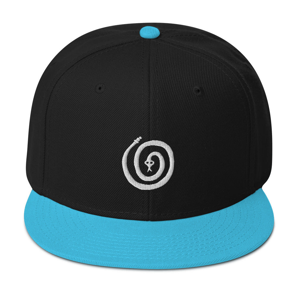 Spiral Snake Snapback Hat
