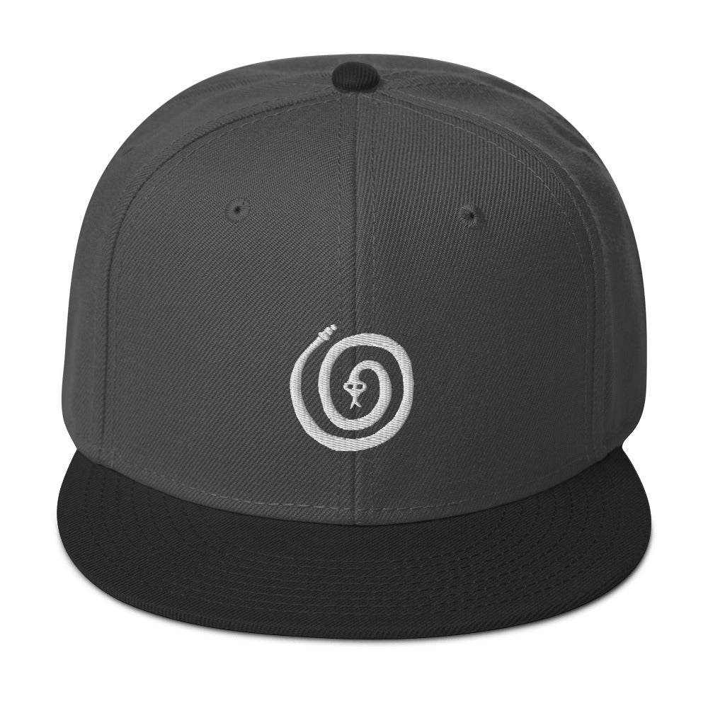Spiral Snake Snapback Hat