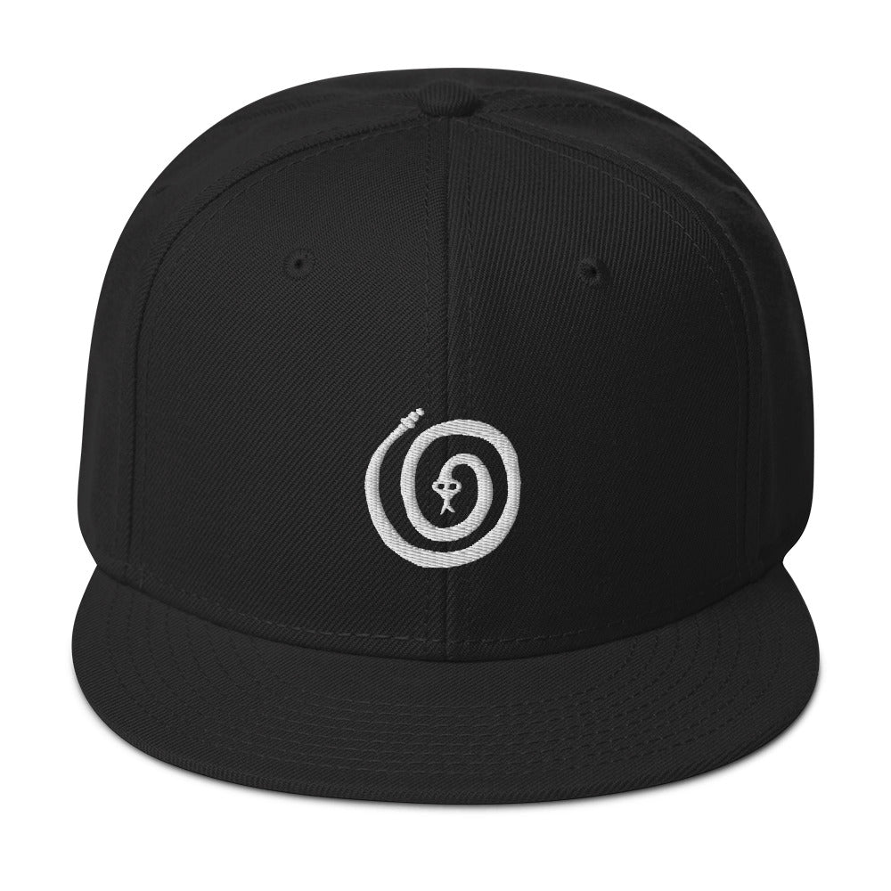 Spiral Snake Snapback Hat