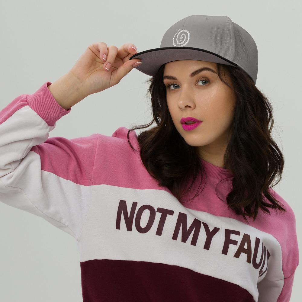 Spiral Snake Snapback Hat