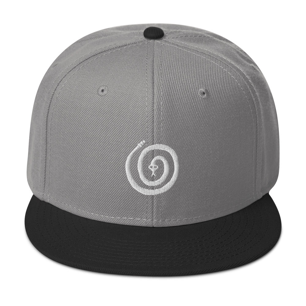 Spiral Snake Snapback Hat