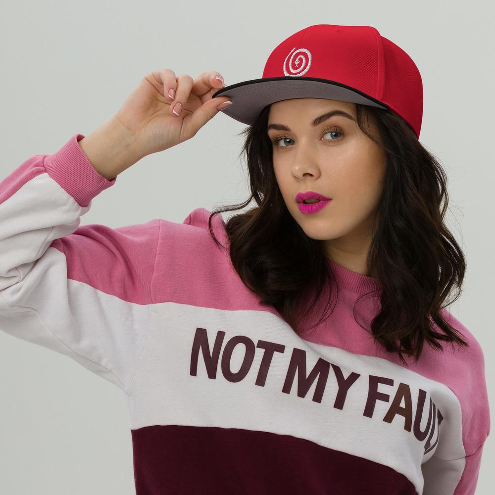 Spiral Snake Snapback Hat