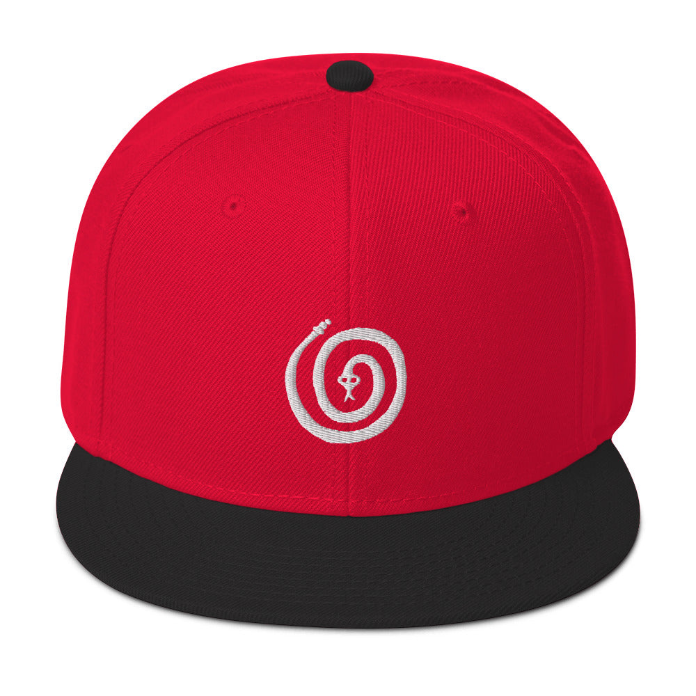Spiral Snake Snapback Hat