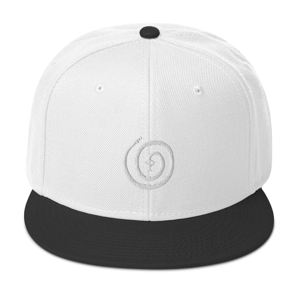 Spiral Snake Snapback Hat