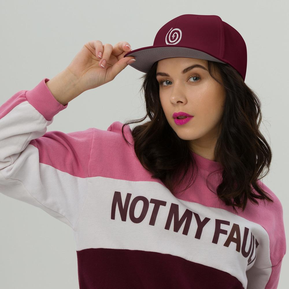 Spiral Snake Snapback Hat