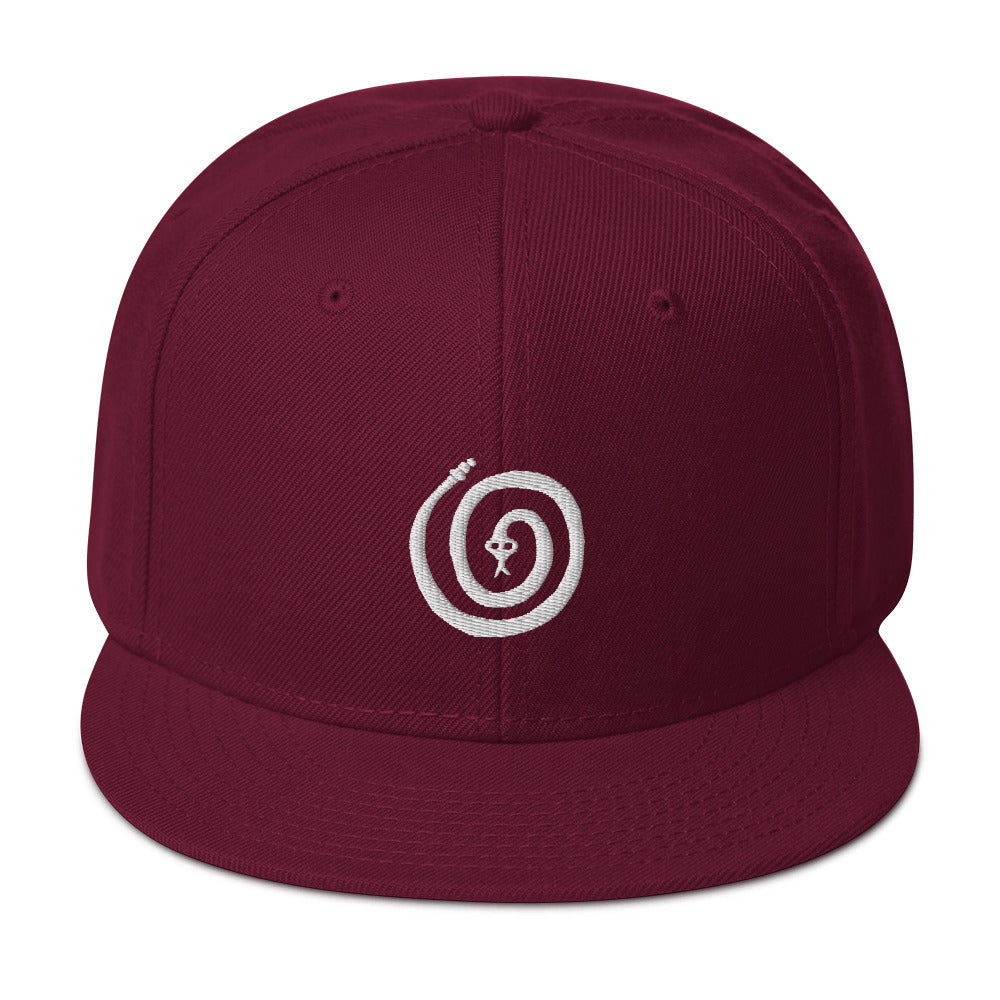 Spiral Snake Snapback Hat