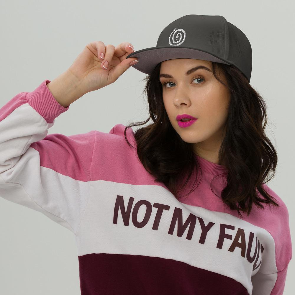 Spiral Snake Snapback Hat