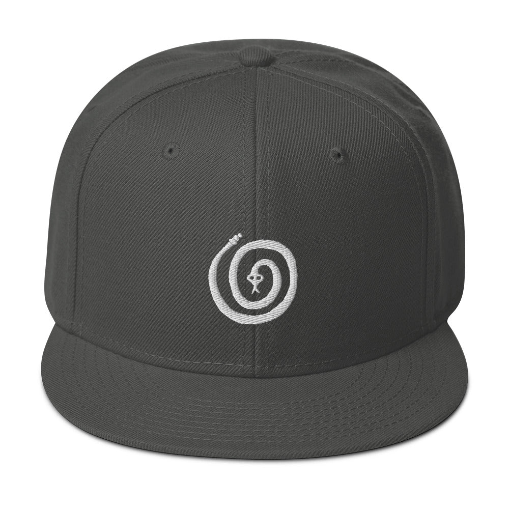 Spiral Snake Snapback Hat