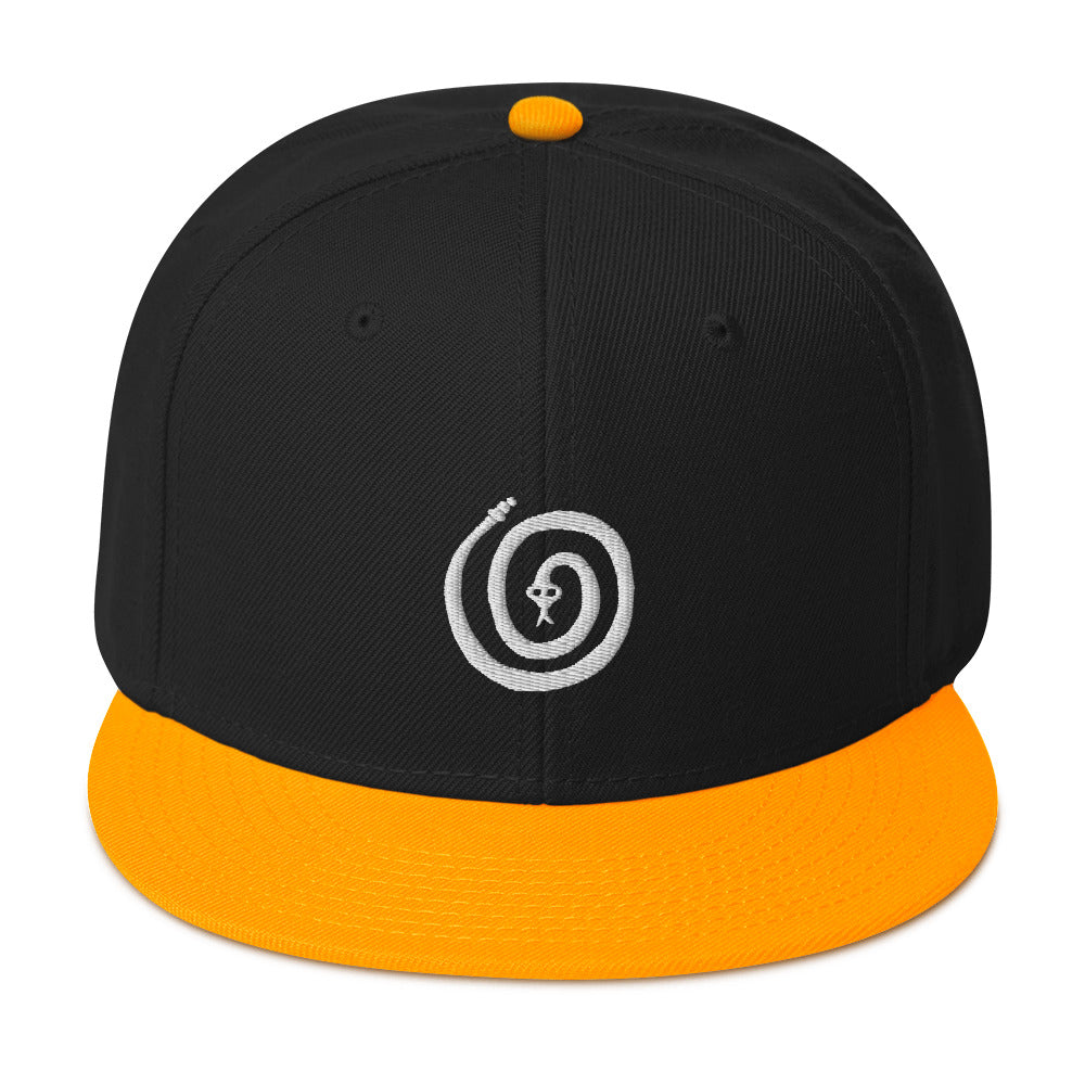 Spiral Snake Snapback Hat