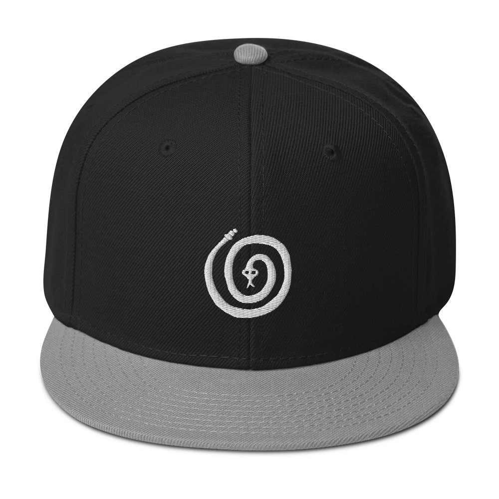 Spiral Snake Snapback Hat