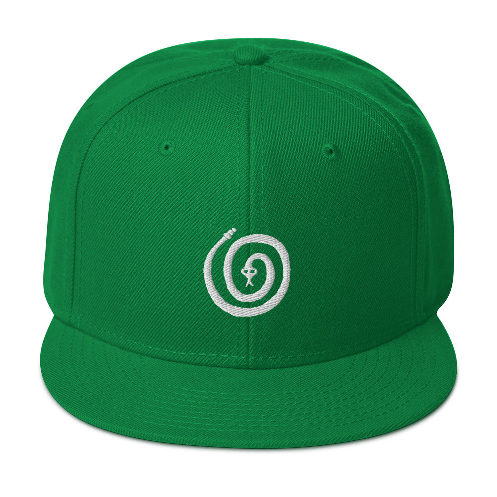 Spiral Snake Snapback Hat