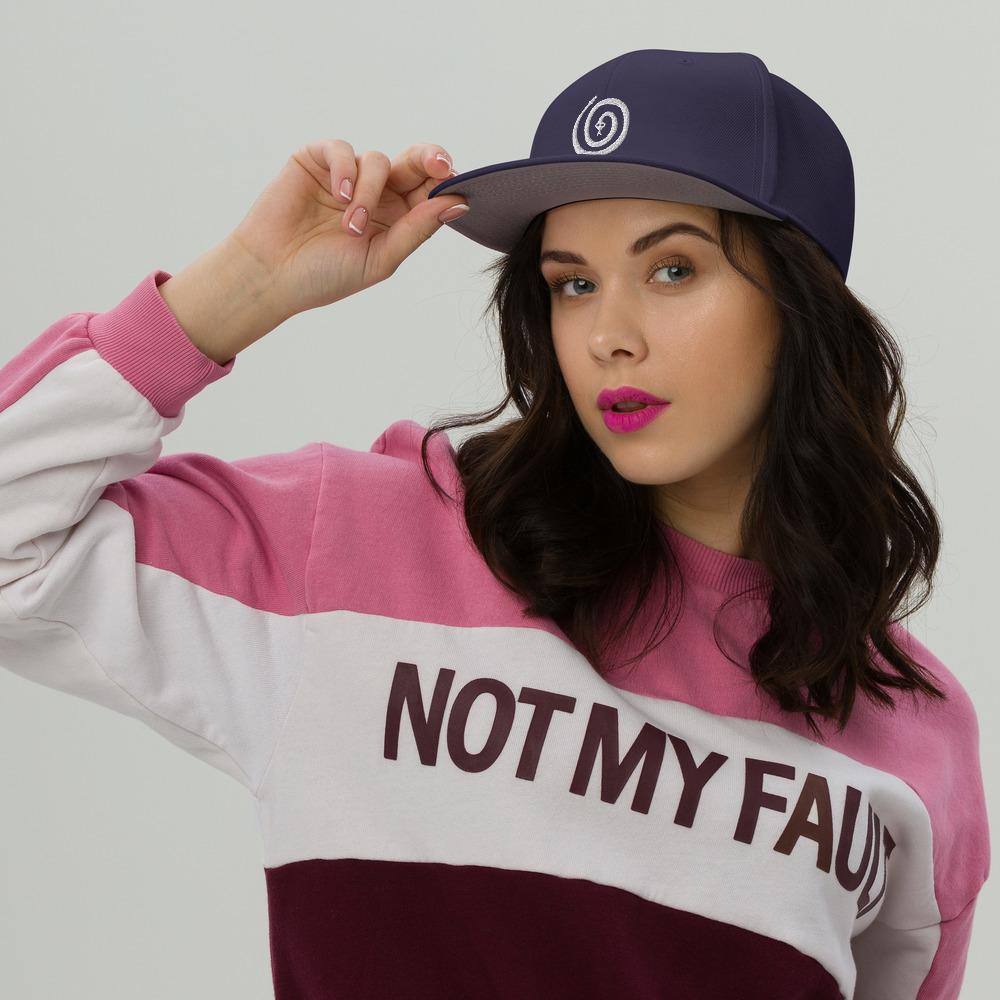 Spiral Snake Snapback Hat