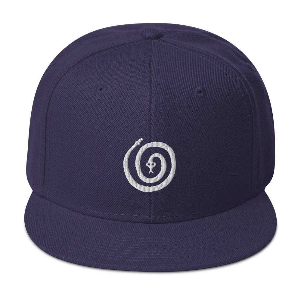 Spiral Snake Snapback Hat