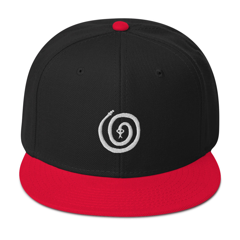 Spiral Snake Snapback Hat