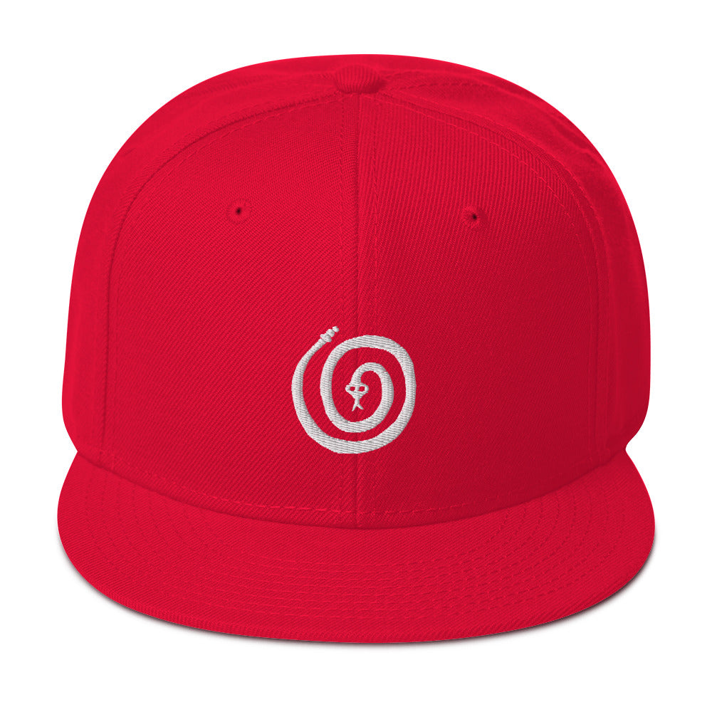 Spiral Snake Snapback Hat
