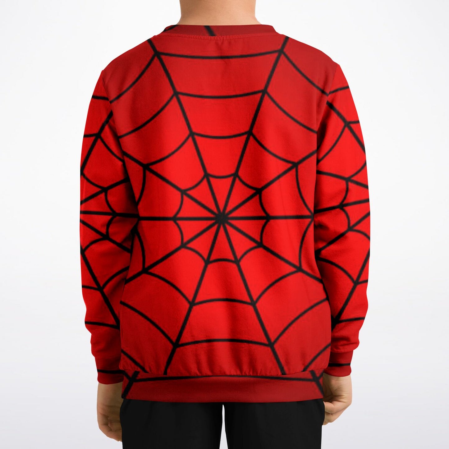 Crimson Spider Web Kids/Youth Sweatshirt