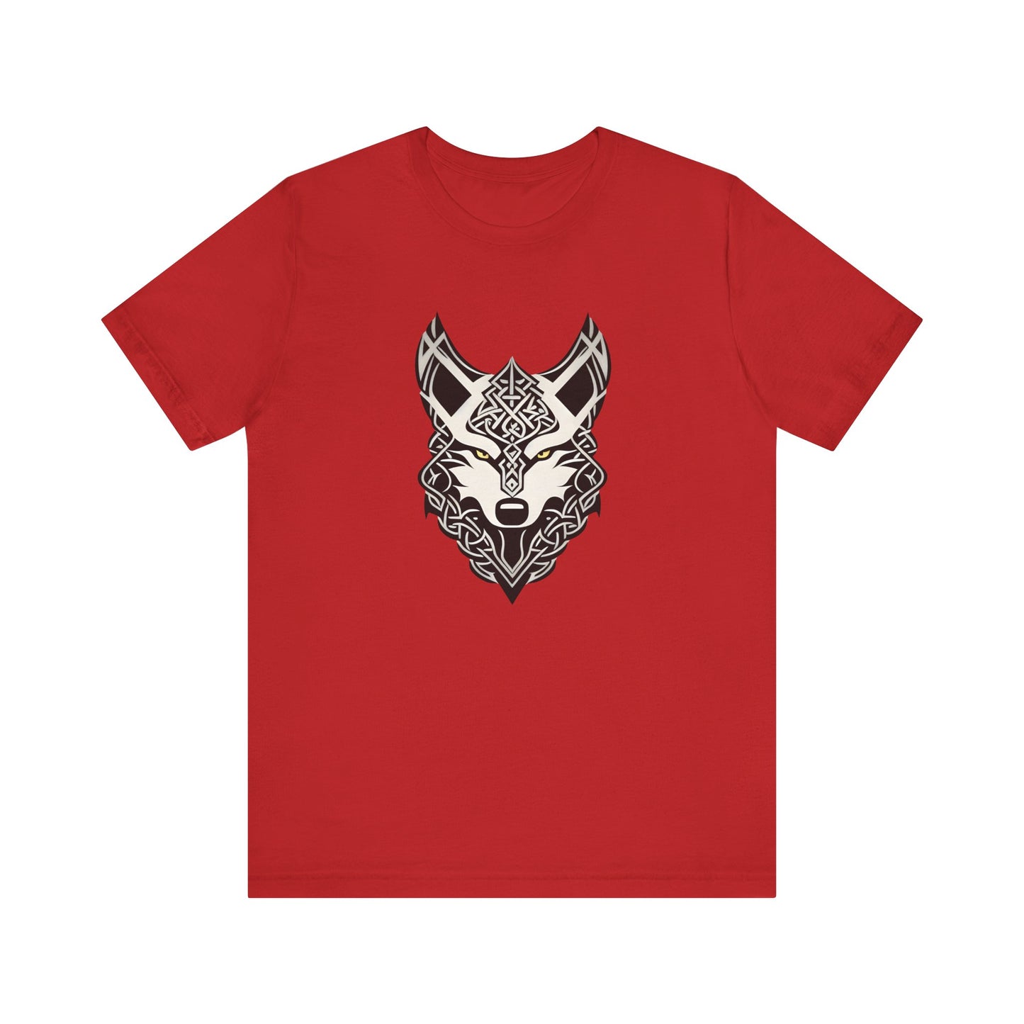 Tribal Celtic Wolf Unisex Jersey Short Sleeve Tee