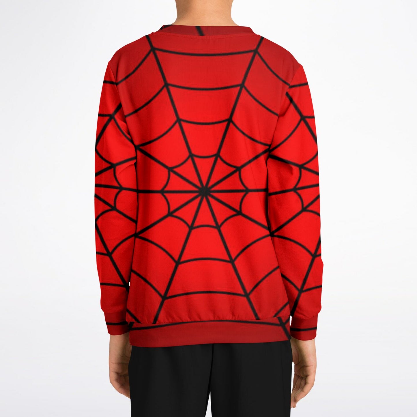 Crimson Spider Web Kids/Youth Sweatshirt