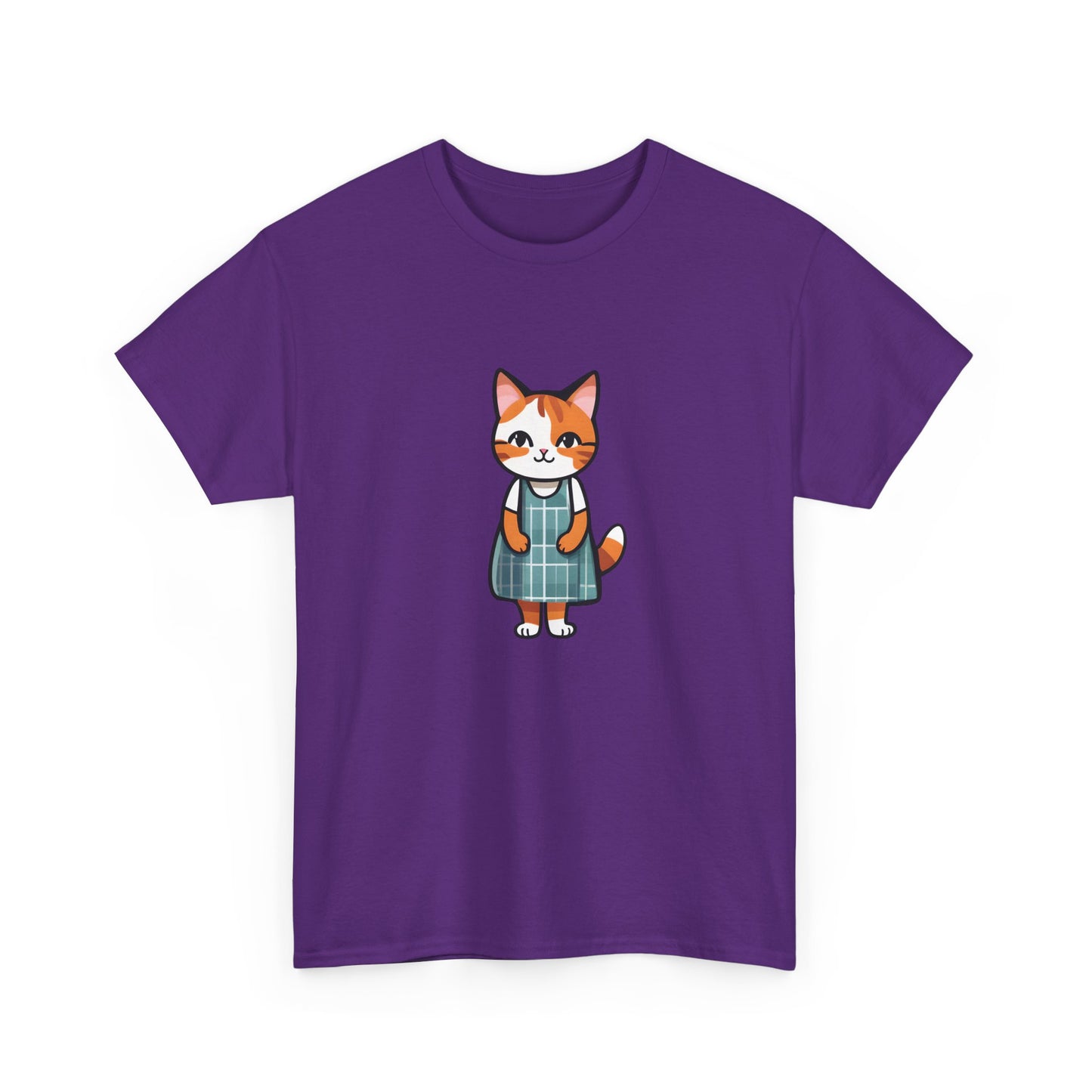 Cat in an Apron Dress Unisex Heavy Cotton Tee