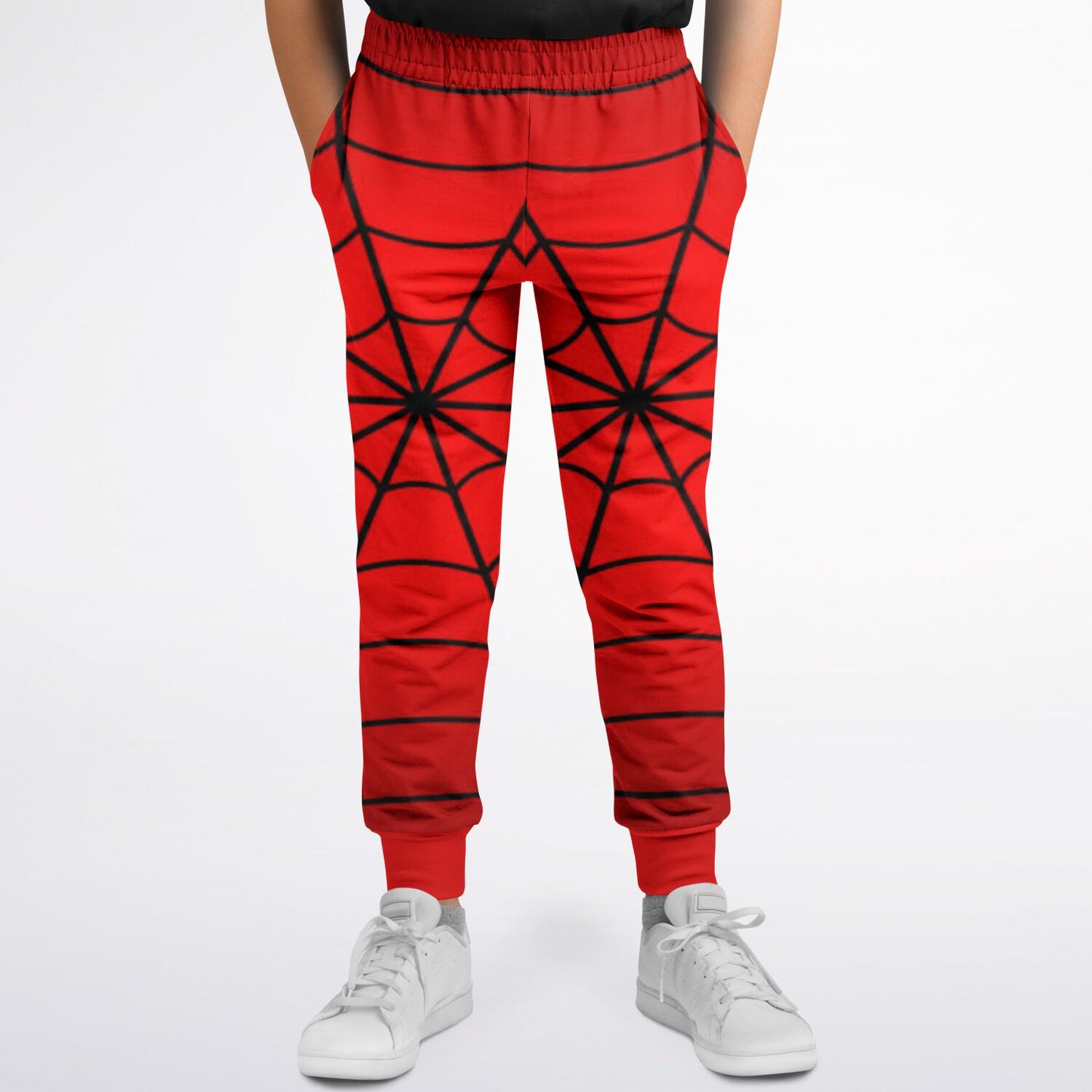 Crimson Spider Web Kids/Youth Jogger