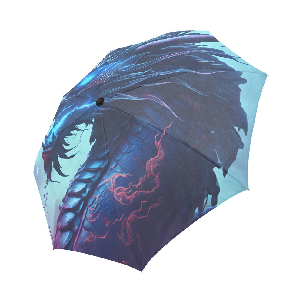 Lightning Dragon Automatic Foldable Umbrella