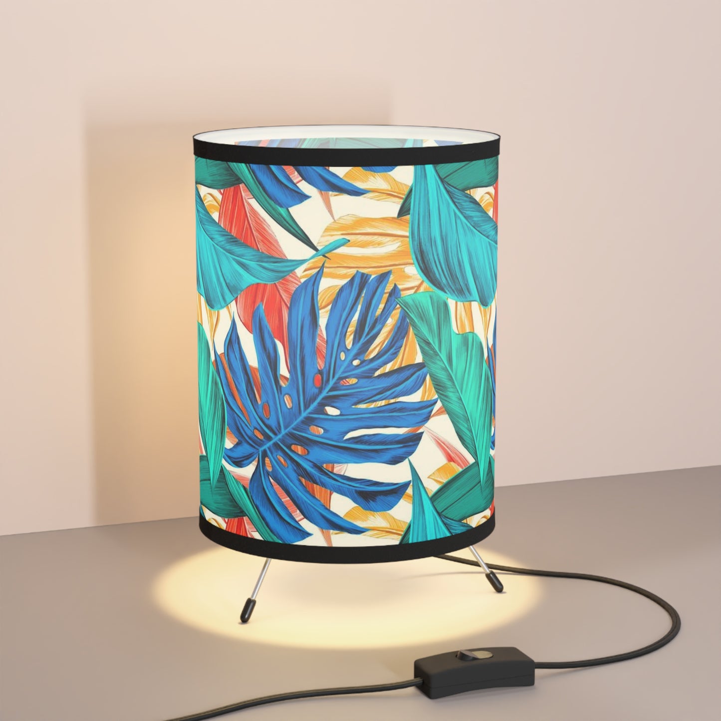 Beautiful Jungle Tripod Lamp