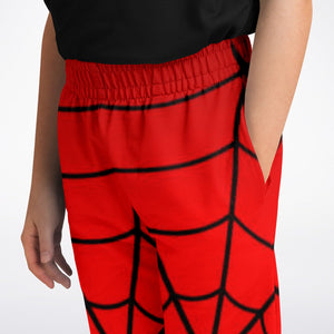 Crimson Spider Web Kids/Youth Jogger