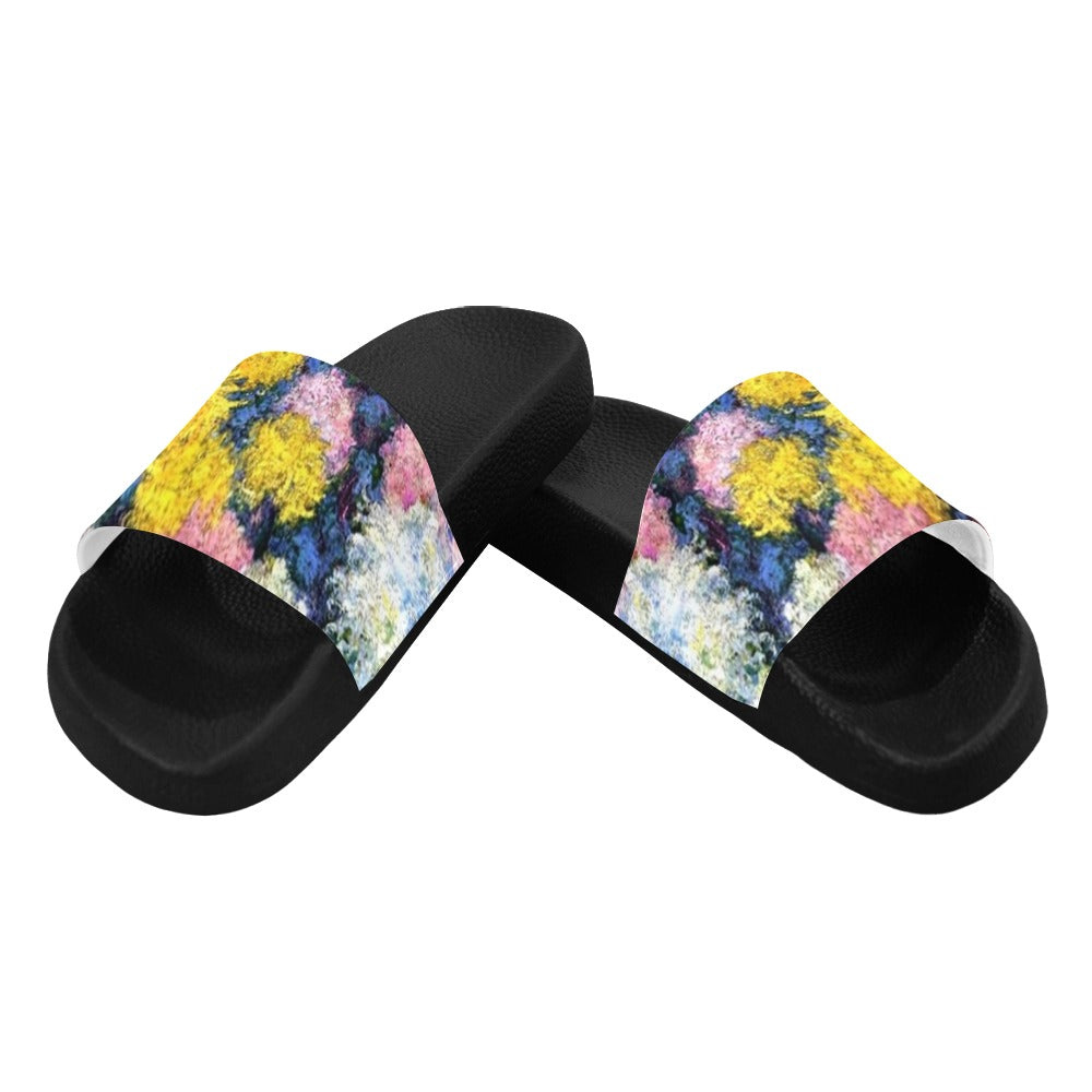 Monet Carnations Women's Slide Sandals