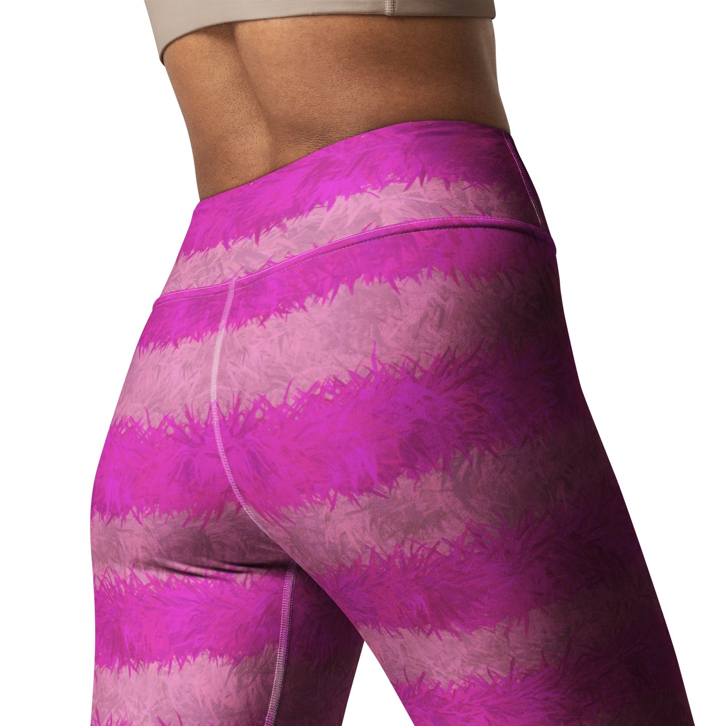 Cheshire Cat Inspired Fur Print Yoga Leggings