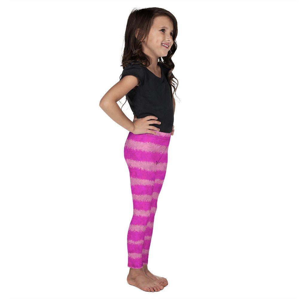 Cheshire Cat Inspired Fur Print Kids' Leggings