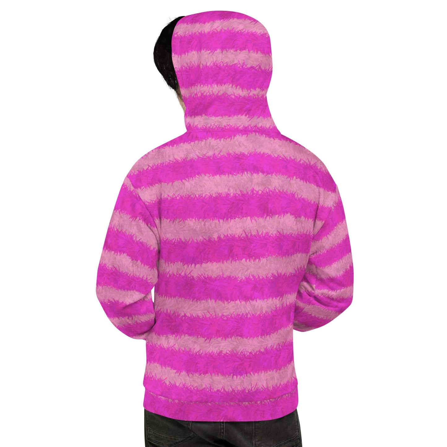 Cheshire Cat Inspired Fur Print Unisex Hoodie