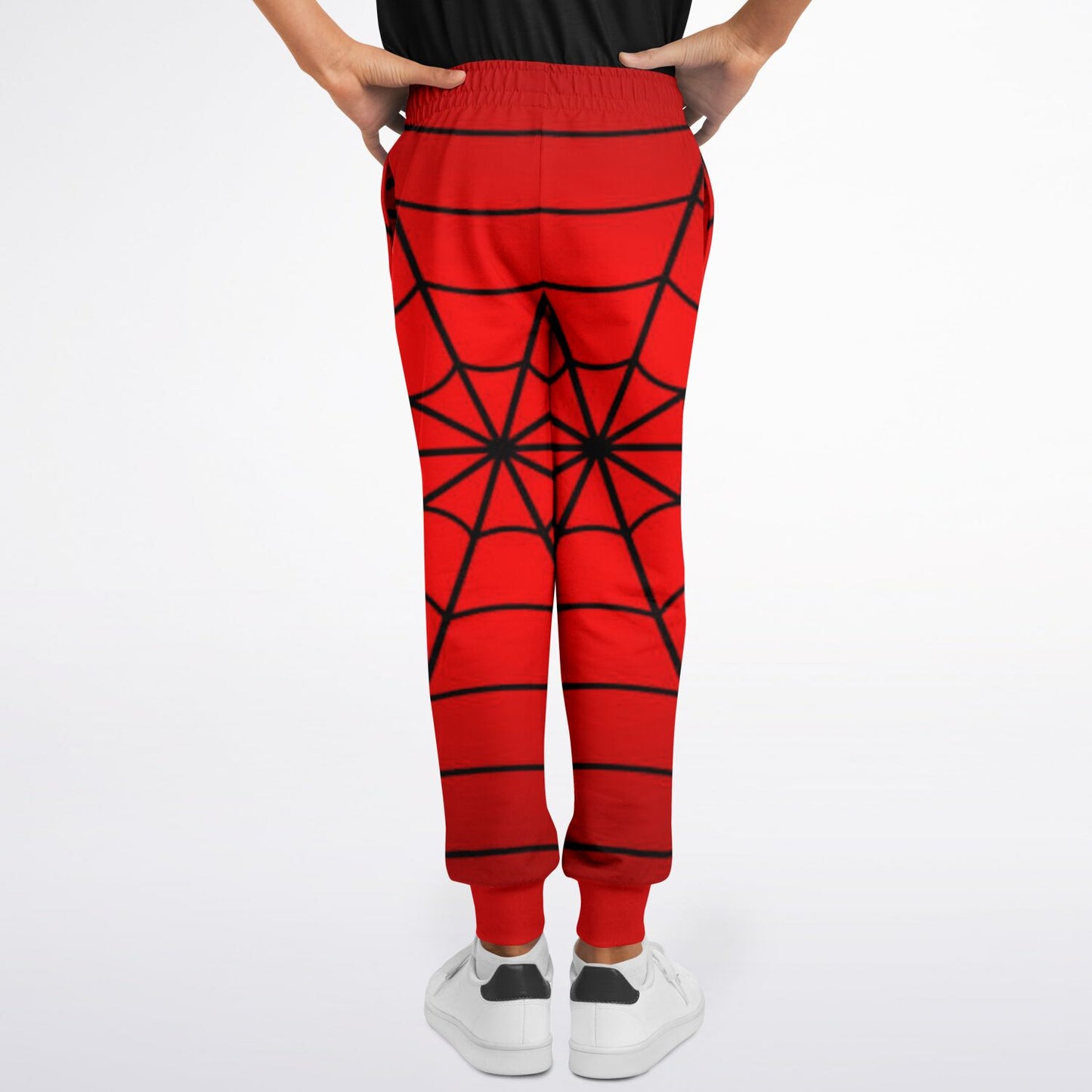 Crimson Spider Web Kids/Youth Jogger