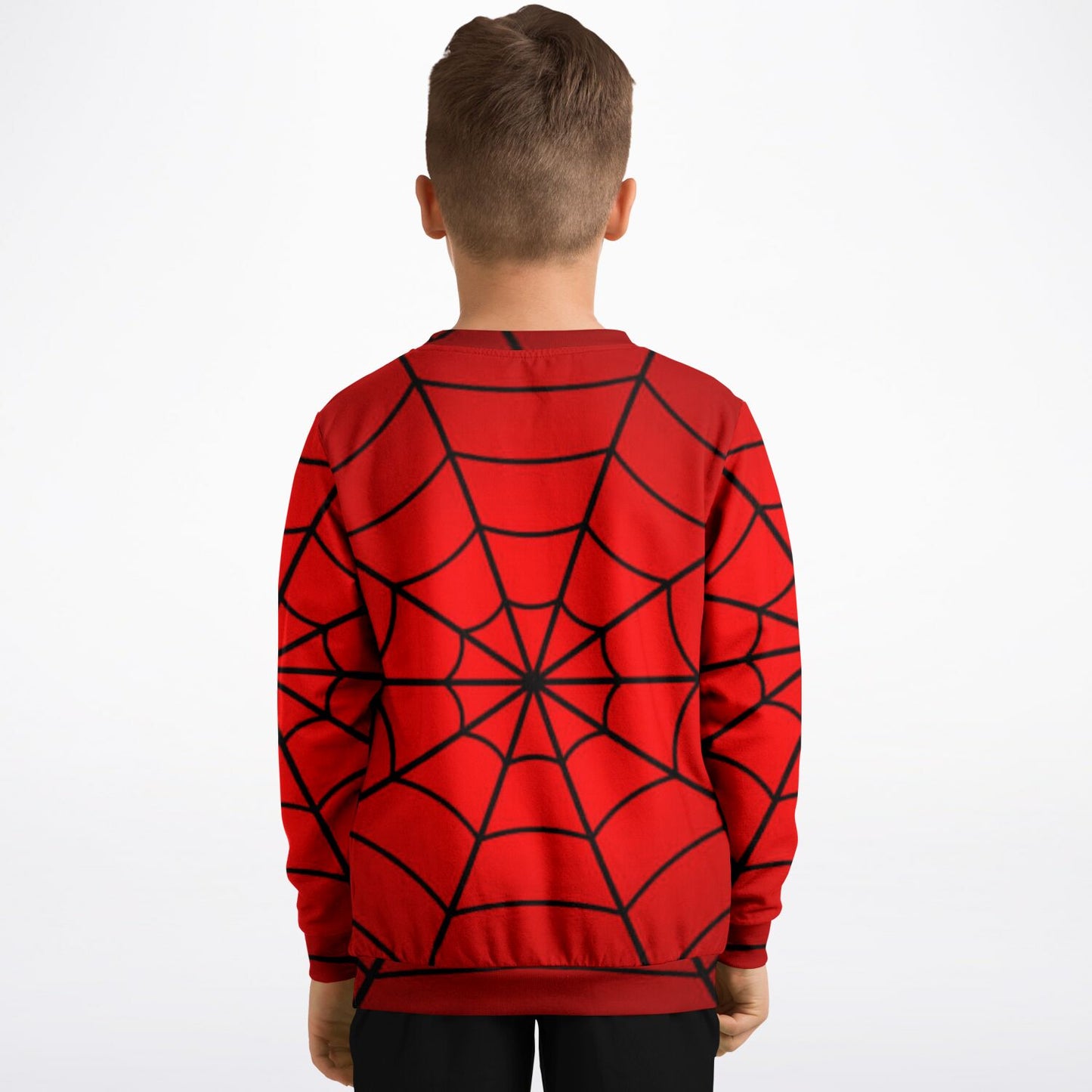 Crimson Spider Web Kids/Youth Sweatshirt