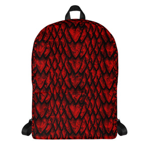 Ruby Dragon Scale Backpack