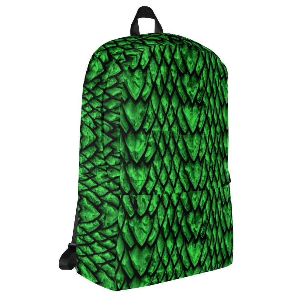 Emerald Dragon Scale Backpack