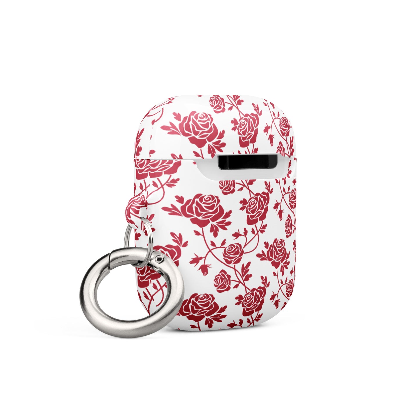 Red Roses on White Case Compatible with AirPods® and AirPods® Pro®