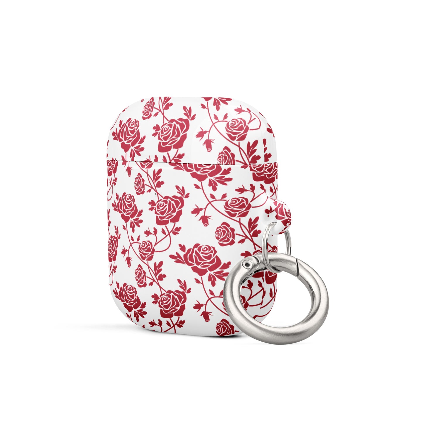 Red Roses on White Case Compatible with AirPods® and AirPods® Pro®