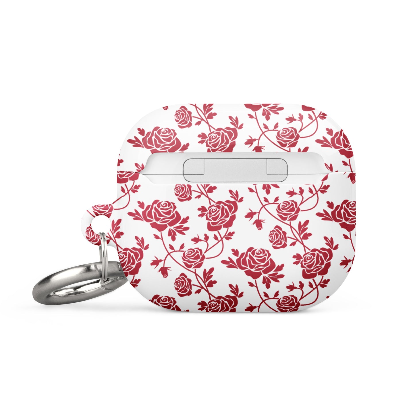 Red Roses on White Case Compatible with AirPods® and AirPods® Pro®