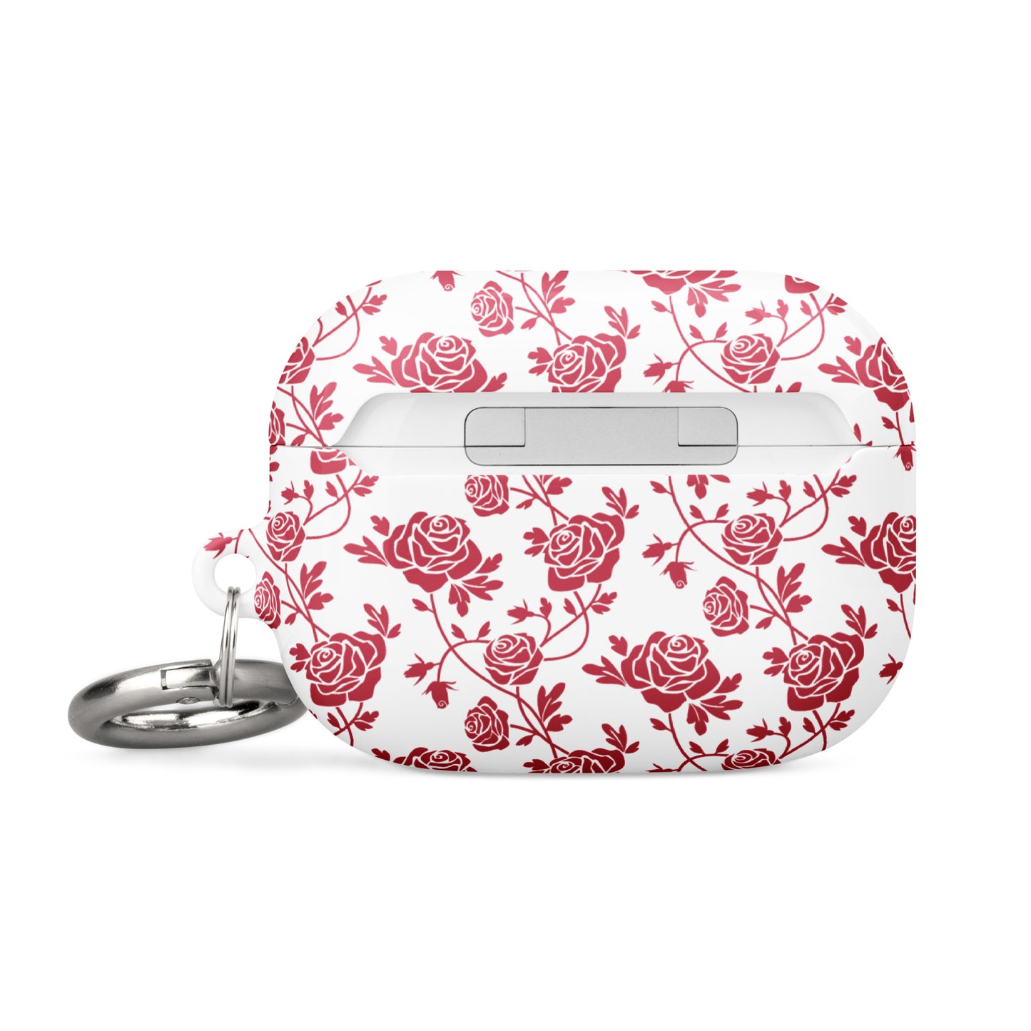 Red Roses on White Case Compatible with AirPods® and AirPods® Pro®